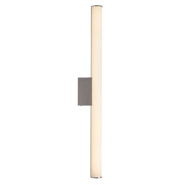 Brilliant Tube - plafonnier/mural - 60 x 11 cm - 17W LED inclus - blanc &amp; chrome