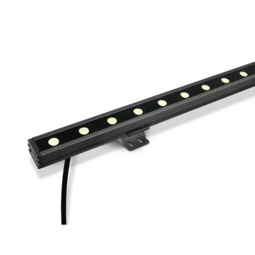 ONE Light LED Wall Washers - spot - 50 x 6 x 3,1 cm - 12 x 1W LED dimmable inclus - IP66 - gris - couleur de lumière blanc chaud