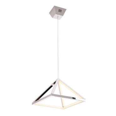 Maxlight Peak - lampe suspendue - Ø 30 x 180 cm - 20W LED inclus - chrome