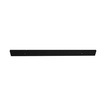 Artdelight Balk - Plaque de plafond pour 2 lampes suspendues - 120 x 9,5 x 3 cm - noir