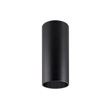 VK Lighting Koroidia - spot en saillie - Ø 5,6 x 13,5 cm - noir