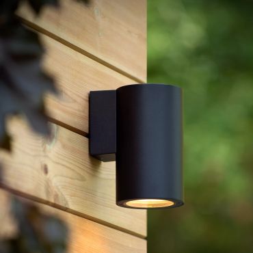 Lucide Volantis - applique d'extérieur - 10,8 x 14,6 x 18,2 cm - IP54 - noir