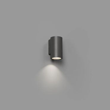 Faro Thon - applique murale - 14 x 17,5 x 18,5 cm - 15W LED inclus - IP55 - noir mat