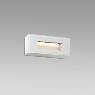 Faro Dart - applique encastrée - 19 x x 3,6 x 8 cm - 5W LED inclus - IP65 - blanc mat