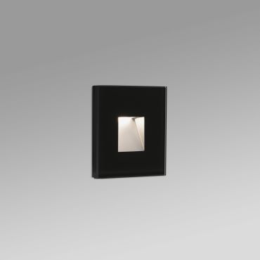 Faro Dart - applique encastrée - 8 x 3,6 x 8 cm - 2W LED inclus - IP65 - noir mat