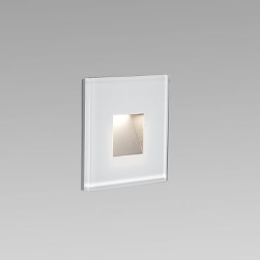 Faro Dart - applique encastrée - 8 x 3,6 x 8 cm - 2W LED inclus - IP65 - blanc mat