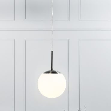 Nordlux Cafe - lampe suspendue - Ø 25 x 218 cm - blanc opale