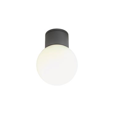 VK Lighting Lito - applique murale et plafonnier - Ø 15 x 20,4 cm - IP54 - anthracite