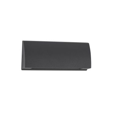Nova Luce Liv - applique murale extérieure - 13 x 3 x 5,5 cm - 3,5W LED inclus - IP54 - gris foncé