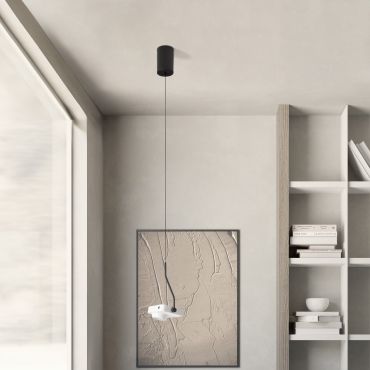Nova Luce Kedros - lampe suspendue - 11 x 270 x 14 cm - 9W dimmable LED inclus - blanc