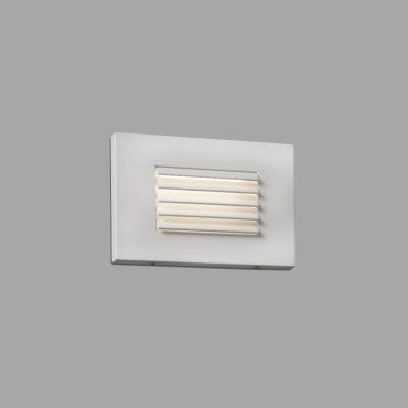 Faro Spark - applique encastrée - 10,5 x 7,5 cm - 5W LED inclus - IP65 - blanc mat