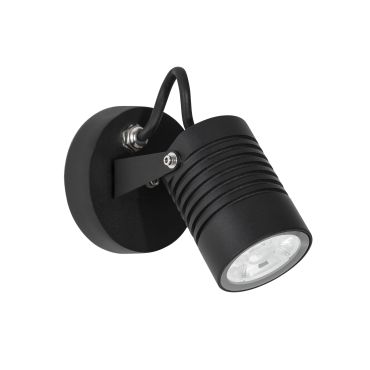 Nova Luce Fend - applique murale extérieure - 9 x 6,5 x 15 cm - 10W LED inclus - IP65 - noir