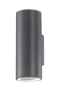 Nova Luce Nodus - applique d'extérieur - 6 x 10 x 18 cm - IP54 - gris foncé
