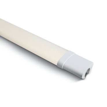 ONE Light IP65 LED Slim Range - plafonnier/mural - 65 x 6,5 x 3,7 cm - 18W LED inclus - IP65 - blanc - couleur de lumière blanc froid