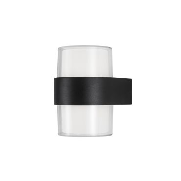 Nova Luce Darf - applique d'extérieur - 9,5 x 10,5 x 13 cm - 2 x 5W LED inclus - IP65 - noir sable