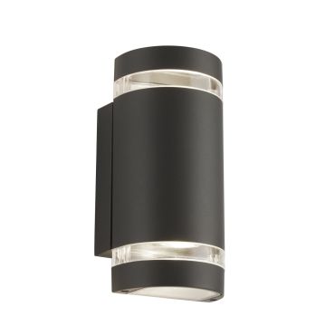 Searchlight Upwell - applique murale extérieure - 10 x 24 cm - IP44 - gris
