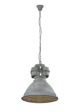 MODÈLE D’EXPOSITION - Brilliant Anouk - lampe suspendue - Ø 40 x 137,5 cm - gris béton