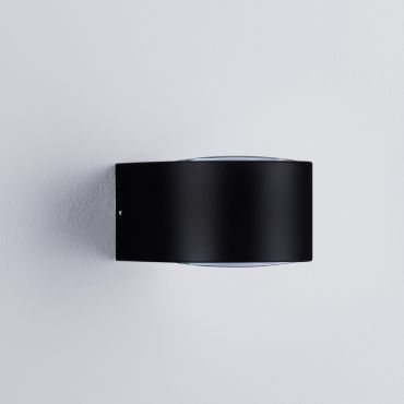 Nova Luce Opera - applique murale extérieure - 11 x 6,8 x 10 cm -  11W LED inclus - IP54 - anthracite foncé