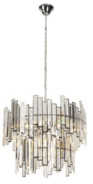 Maxlight Nemo - lustre - Ø 55 x 120 cm - chrome