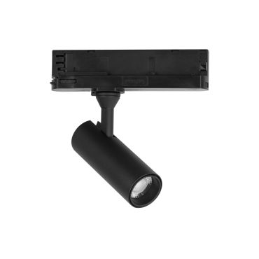 Nova Luce West - Spot sur rail triphasé - 16 x 4 x 19 cm - 10W LED inclus - noir sable
