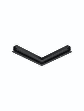 Nova Luce Q-Connector - connecteur d'angle pour profilé magnétique encastré - 30,3 x 6,5 x 3,9 cm - noir sable