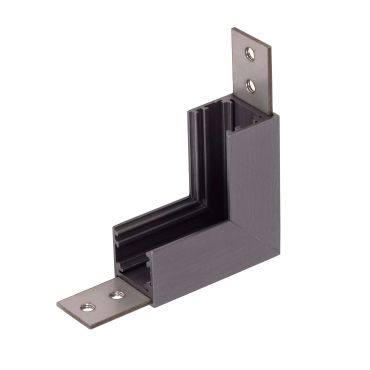 Lucide Linial - système de rails magnétiques - profilé d’angle vertical - 6,7 x 1,9 x 6,7 cm - noir mat chrome