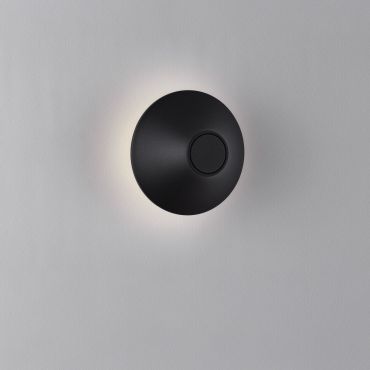 Nova Luce Alux - applique murale extérieure - Ø 16 x 11,5 cm - 11W LED inclus - IP54 - noir sablé