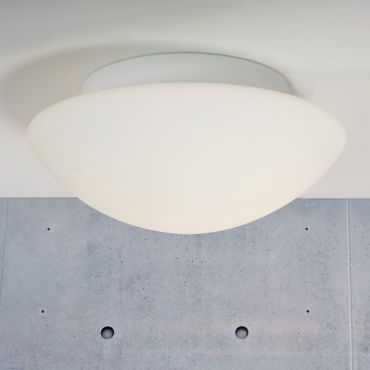 Nordlux Ufo Maxi - plafonnier - Ø 29,5 x 11 cm - IP44 - blanc