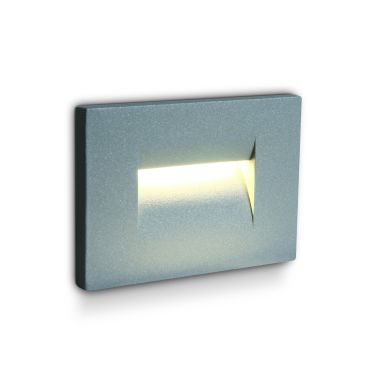 ONE Light Outdoor Dark Light - applique murale d'extérieur - 10,7 x 6,5 x 7,5 cm - 3,6W LED inclus - IP65 - gris