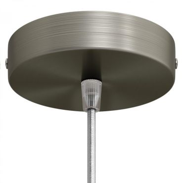 Creative Cables - rosace de plafond - Ø 12 x 2,5 cm - bronze brossé