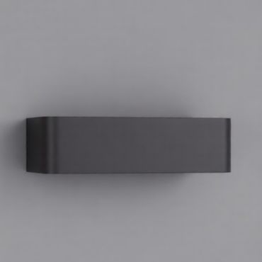 Nova Luce Videno - applique murale extérieure - 20 x 5,5 x 10,3 cm - 10W LED inclus - IP65 - anthracite foncé