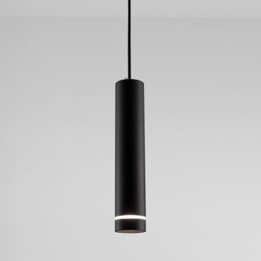 Nova Luce Esca - lampe suspendue - Ø 6 x 150 cm - noir sable