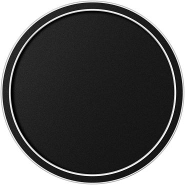 ETH Loïs - plafonnier - Ø 40 x 5 cm - variateur 3 niveaux - LED 20W inclus - IP44 - noir