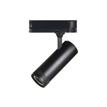 Nova Luce Kors - Spot sur rail triphasé - Ø 6 x 17 cm - 20W LED inclus - noir sable