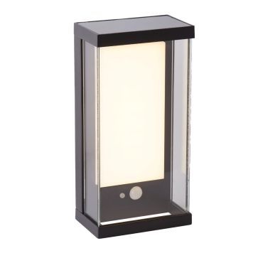 Searchlight Shine - Applique d'extérieur avec capteur solaire - 25,3 x 12,2 x 8,5 cm - 1W LED inclus - IP54 - anthracite