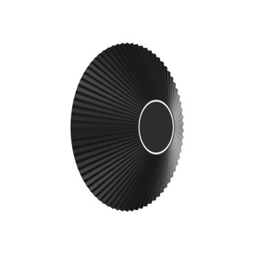 VK Lighting Amelie - applique murale d'extérieur - Ø 30 x 10,4 cm - 15W LED inclus - IP65 - noir