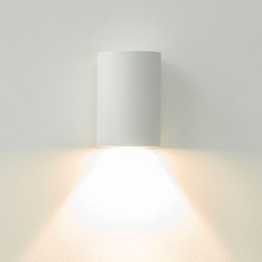 Artdelight Brody - applique murale - Ø 7,2 x 11 cm - 4W LED inclus - IP54 - blanc