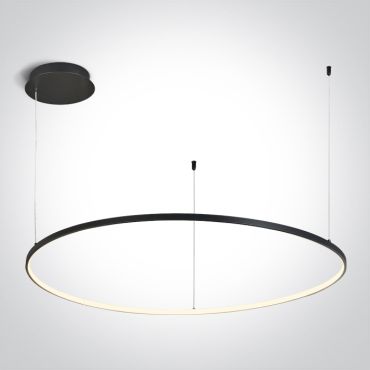 ONE Light Décorative - lampe suspendue - Ø 100 x 150 cm - 48W dimmable LED inclus - noir