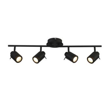 Searchlight Samson - projecteur de surface 4L - 79 x 13 x 19,5 cm - IP44 - noir