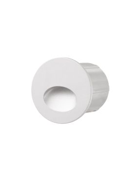 Nova Luce Circe - applique encastrée - Ø 7 x 6,5 cm - 3W LED inclus - IP54 - blanc sablé