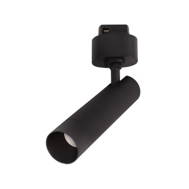 Nova Luce Nap - spot pour système de profilés magnétiques - Ø 3 x 19 cm - 10W LED inclus - noir - couleur de lumière blanc chaud
