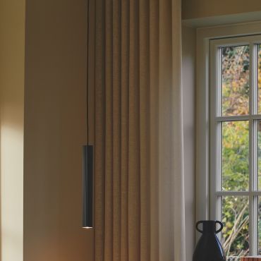 Nordlux Vico - lampe suspendue - Ø 12,5 x 150 cm - noir