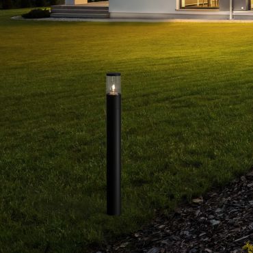 Nova Luce Cetera - lampe de jardin - Ø 9 x 90 cm - IP54 - anthracite foncé