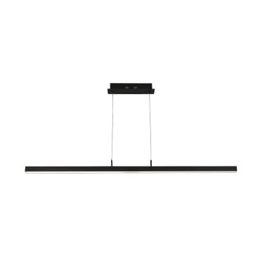 Searchlight Tribeca - lampe suspendue - 118,5 x 8 x 123 cm - 16,5W LED inclus - noir et blanc mat