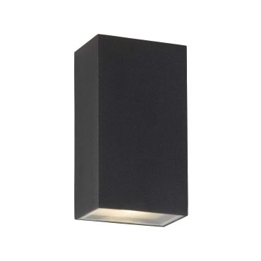 Searchlight Ashby - Applique d'extérieur - 9 x 16,2 cm - 6W LED inclus - IP44 - noir