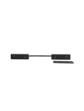 Nova Luce Ultra Slim - Connecteur DALI électrique et mécanique pour profilé magnétique en saillie - noir