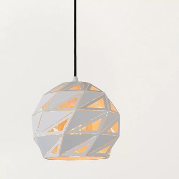 Lucide Malunga - lampe suspendue - Ø 25 x 150 cm - blanc