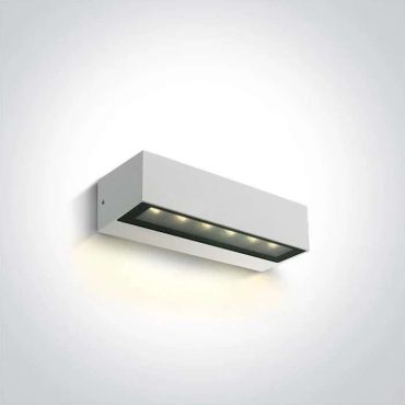 ONE Light Linear Outdoor - applique murale extérieure - 22,2 x 7 x 5 cm - LED 8W incluse - IP65 - blanc
