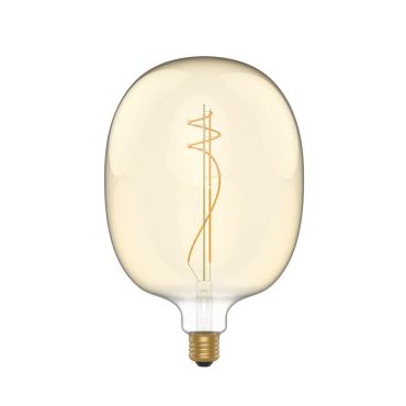 Daylight Italia Lampe LED Ellipse - Ø 17 x 26,4 cm - E27 - 8,5W dimmable - 2200K - ambre