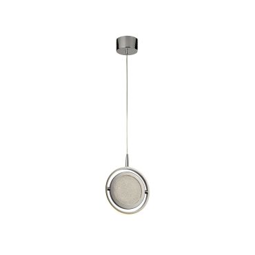 Searchlight Gyroscope - lampe suspendue - 25,5 x 160 cm - 24W LED dimmable inclus - chrome
